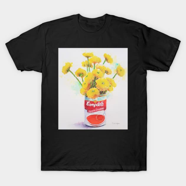 Yellow Flower T-Shirt by sampabhakta